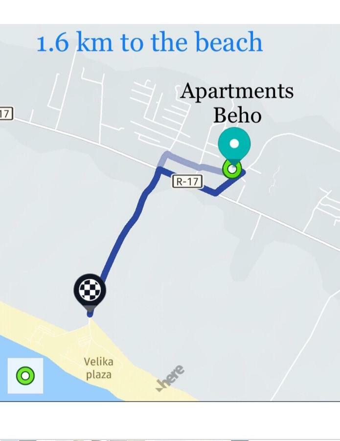 Apartments Beho Улцинь Екстер'єр фото